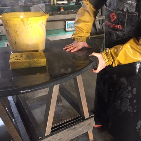 slate hearth production 3 Production of a slate hearth in the UK
